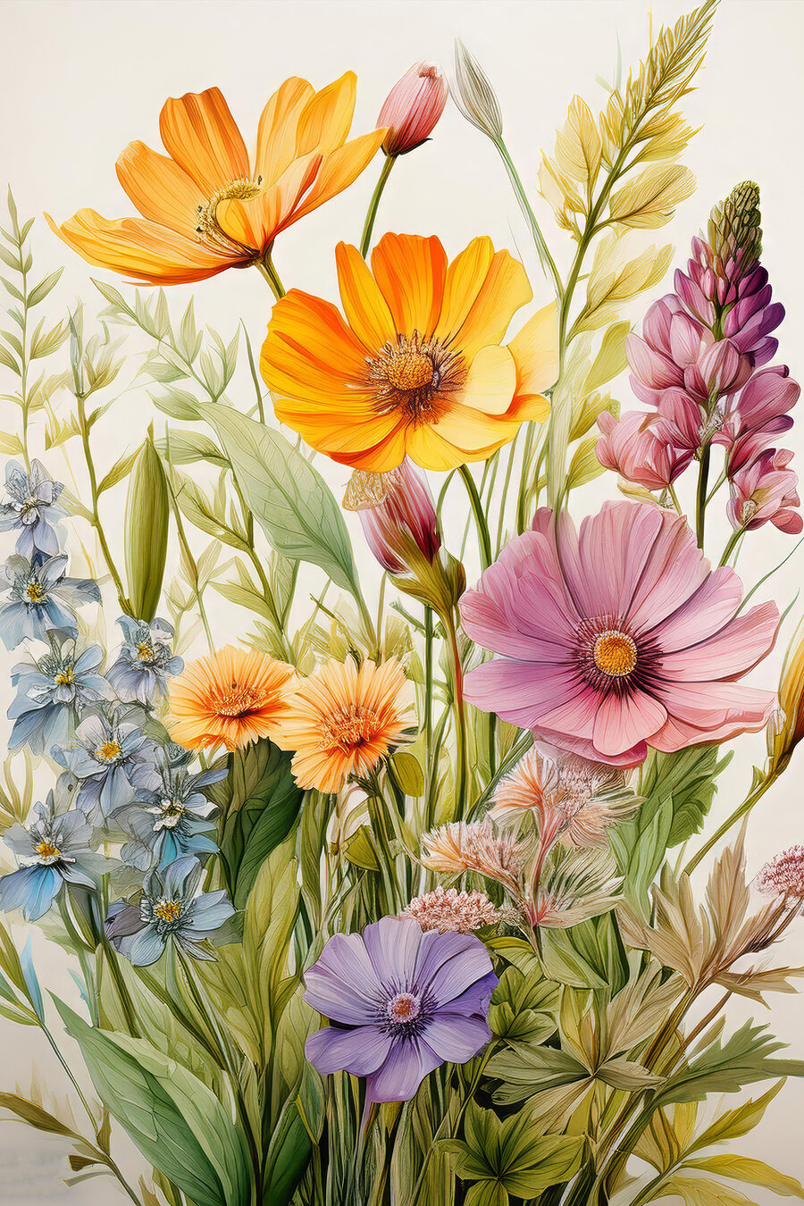 Flores do campo — design completo