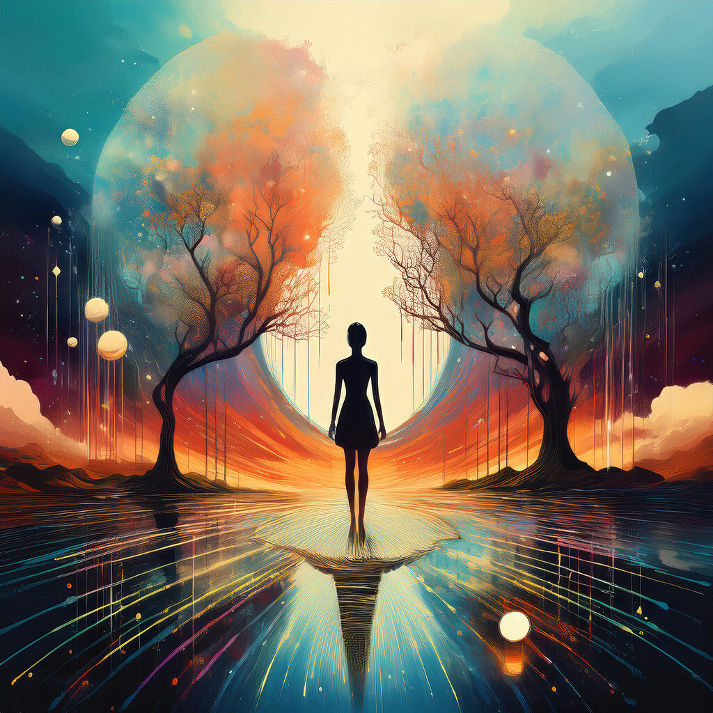 Caminho entre sonhos — design completo