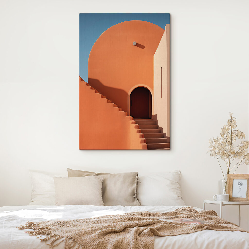 Escada em terracota — interior 2