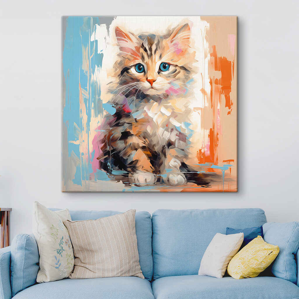 Gatinho em pinceladas — interior 1