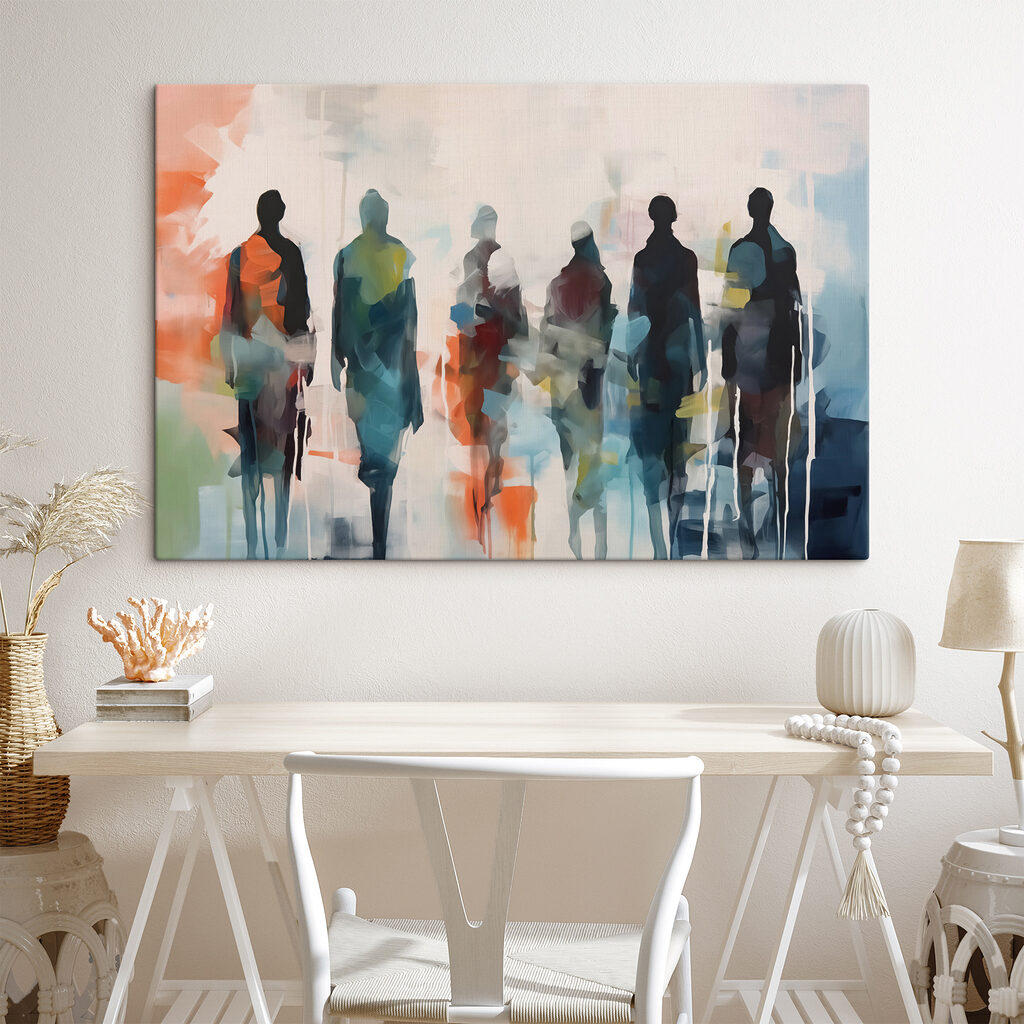 Figuras em cores claras — interior 2