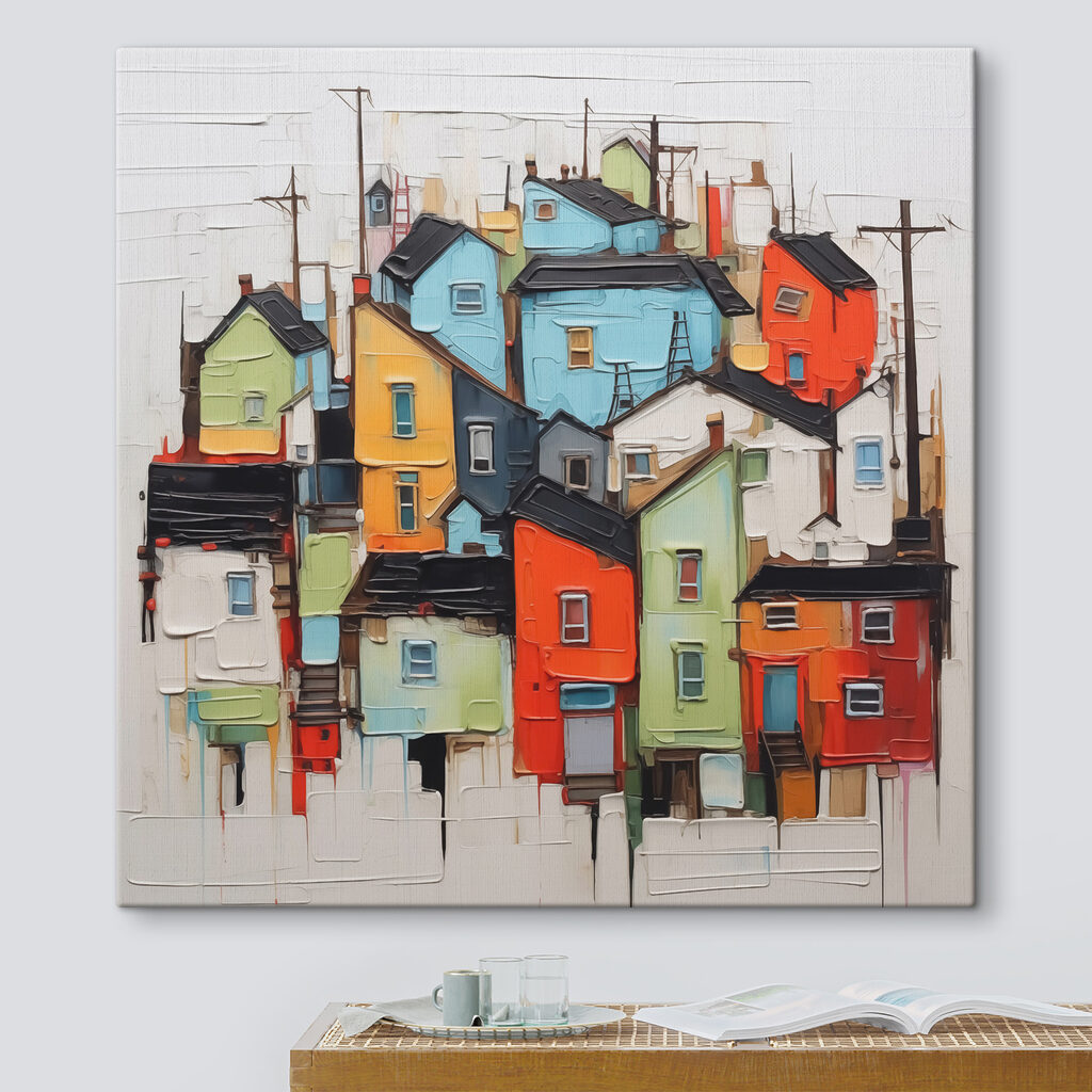 Casas coloridas juntas — interior 2