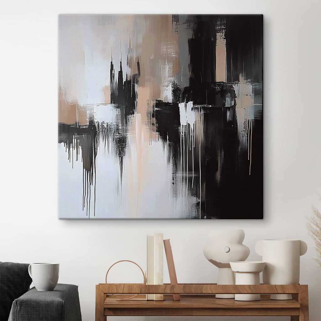 Riscas preto e branco — interior 1