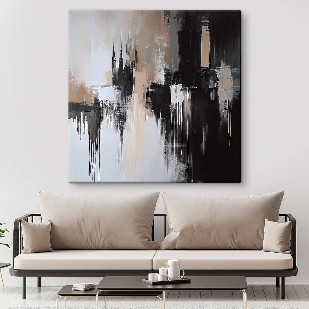 Riscas preto e branco — interior 3
