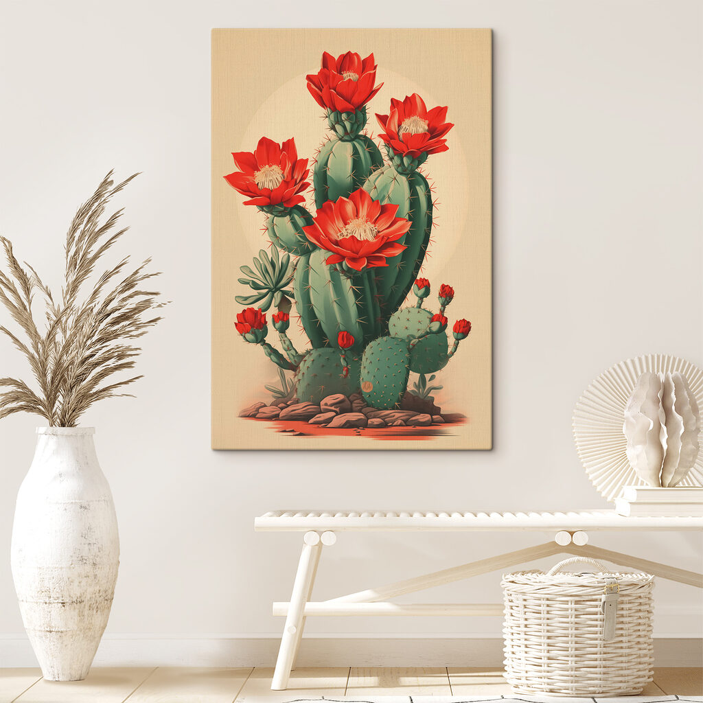 Cato com flor vermelha — interior 2