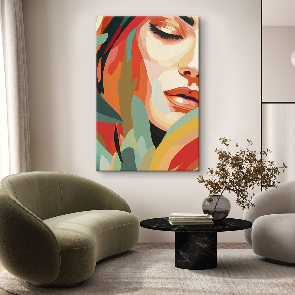 Perfil em tons outonais — interior 1