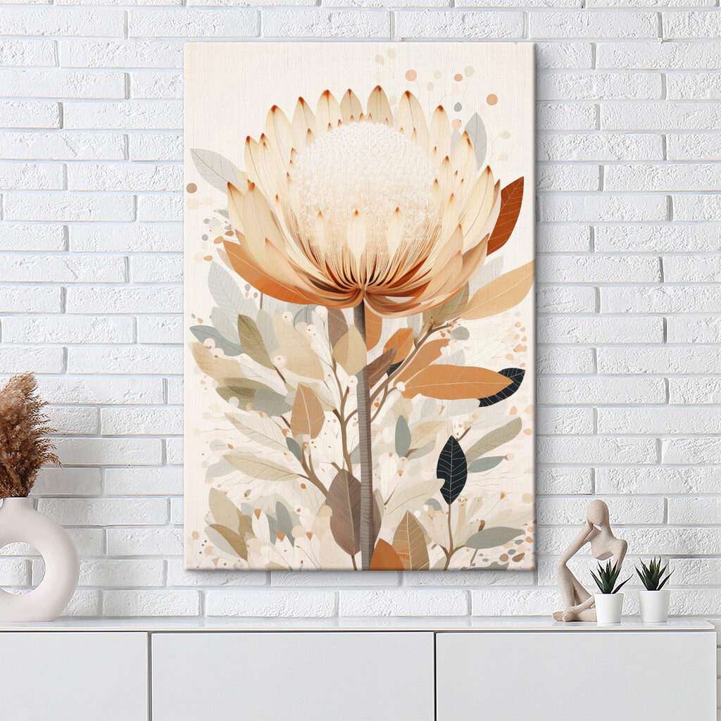 Coroa de protea — interior 2