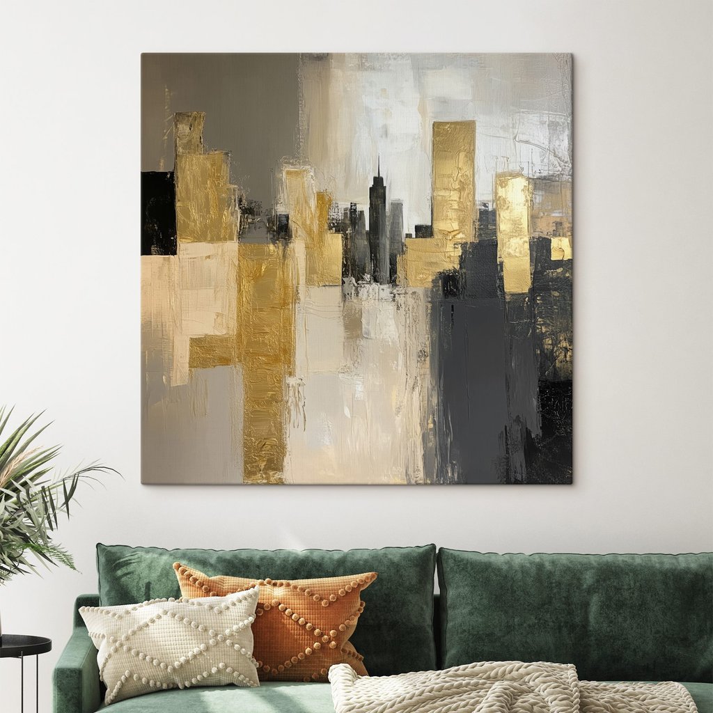 Cidade cinzenta e dourada — interior 2