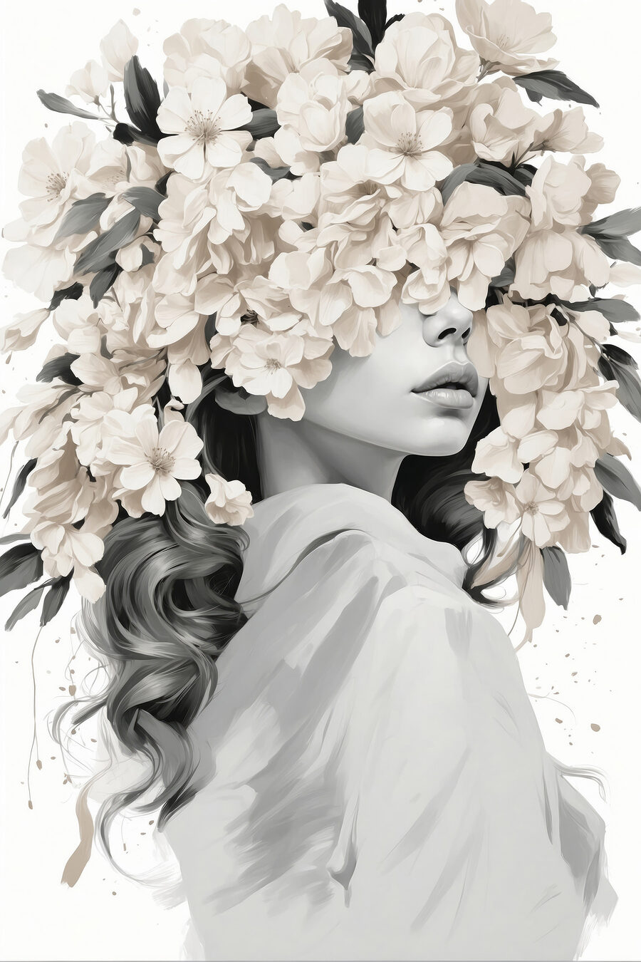 Olhar por entre flores — design completo