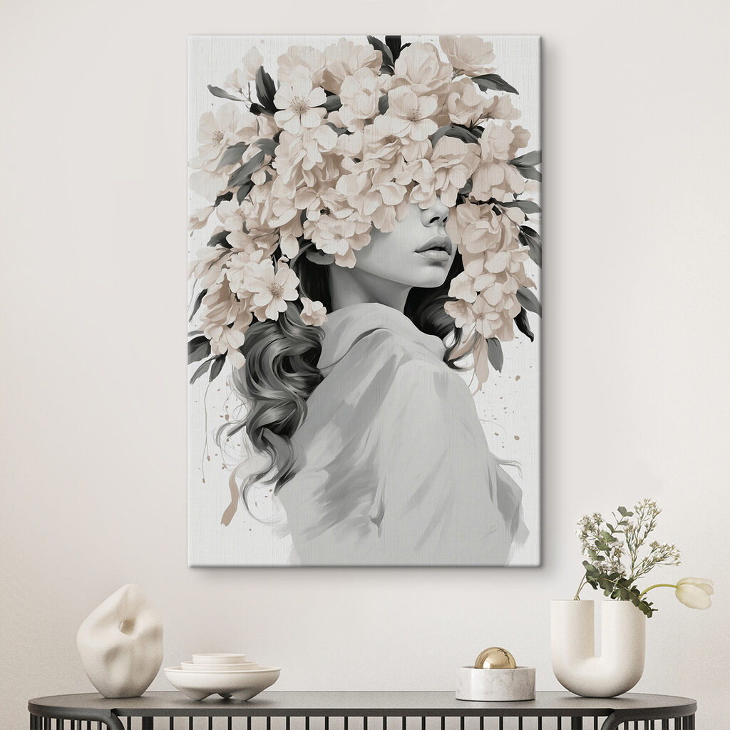 Olhar por entre flores — interior 1