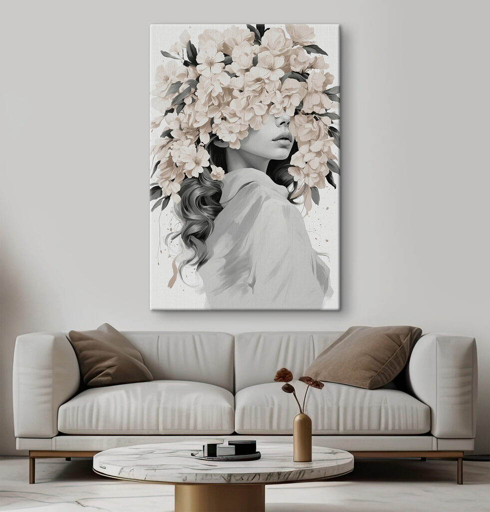 Olhar por entre flores — interior 2