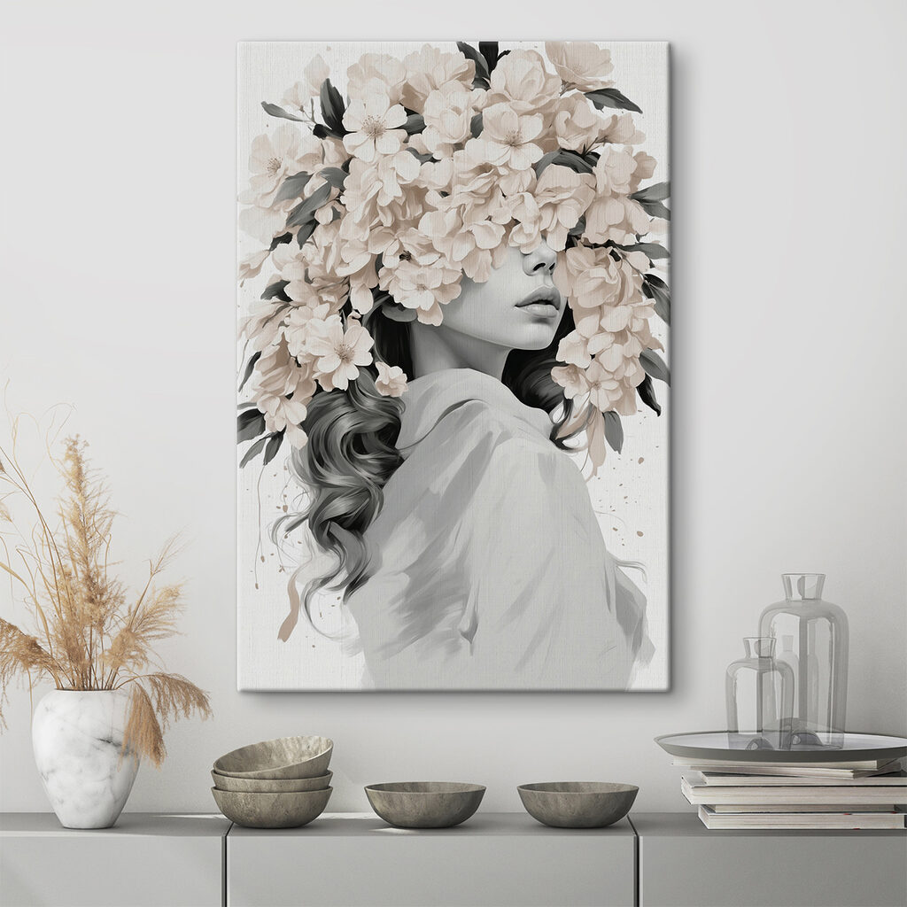 Olhar por entre flores — interior 3