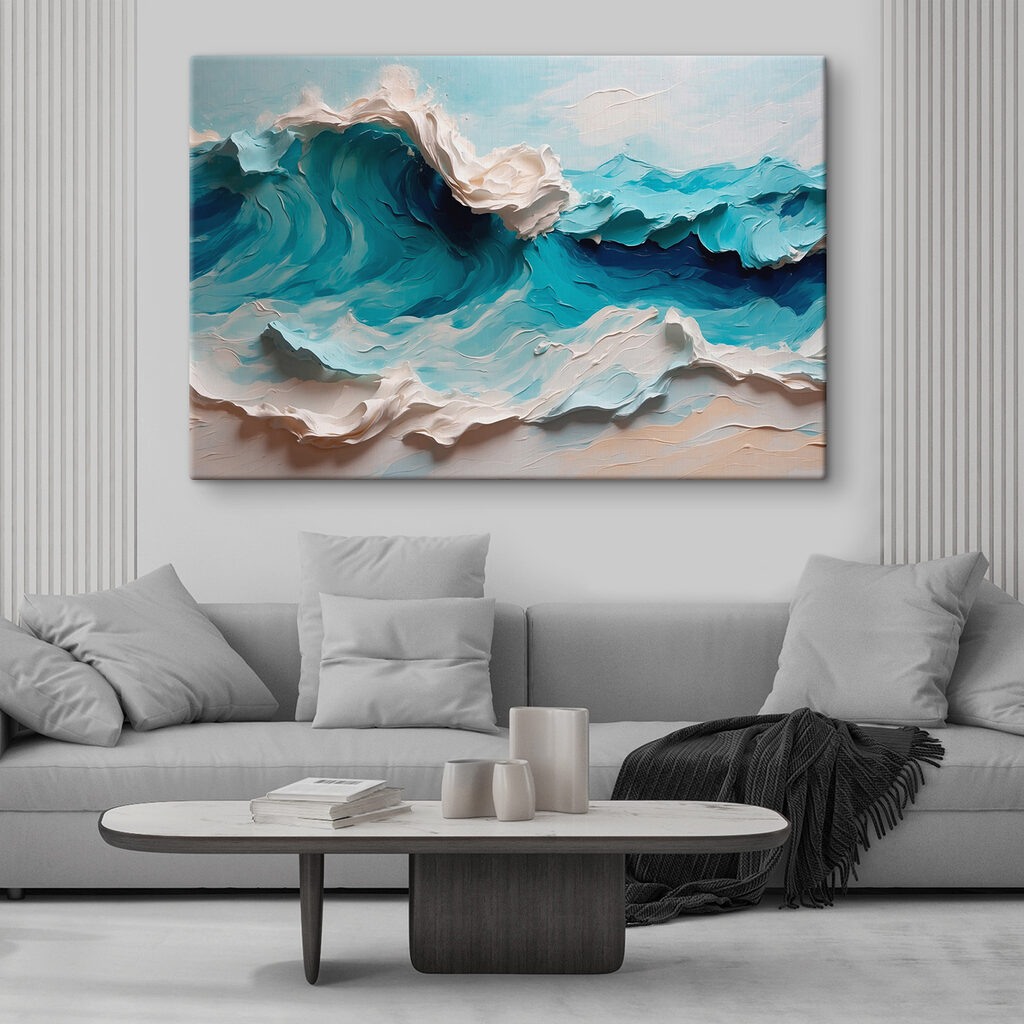 Uma onda turquesa — interior 2