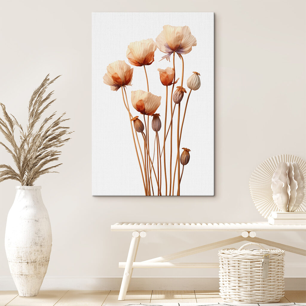 Flores secas em hastes — interior 2