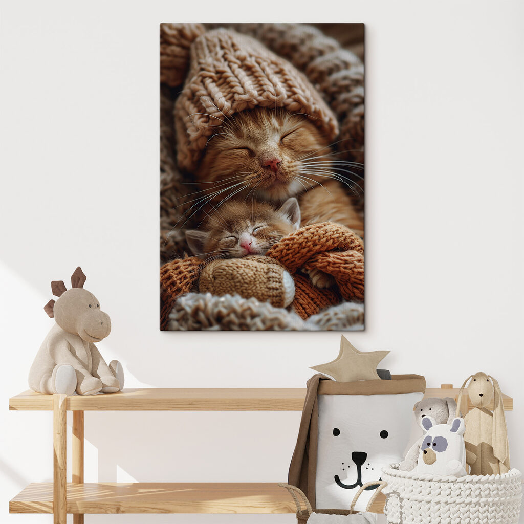 Gatinhos em malha — interior 1