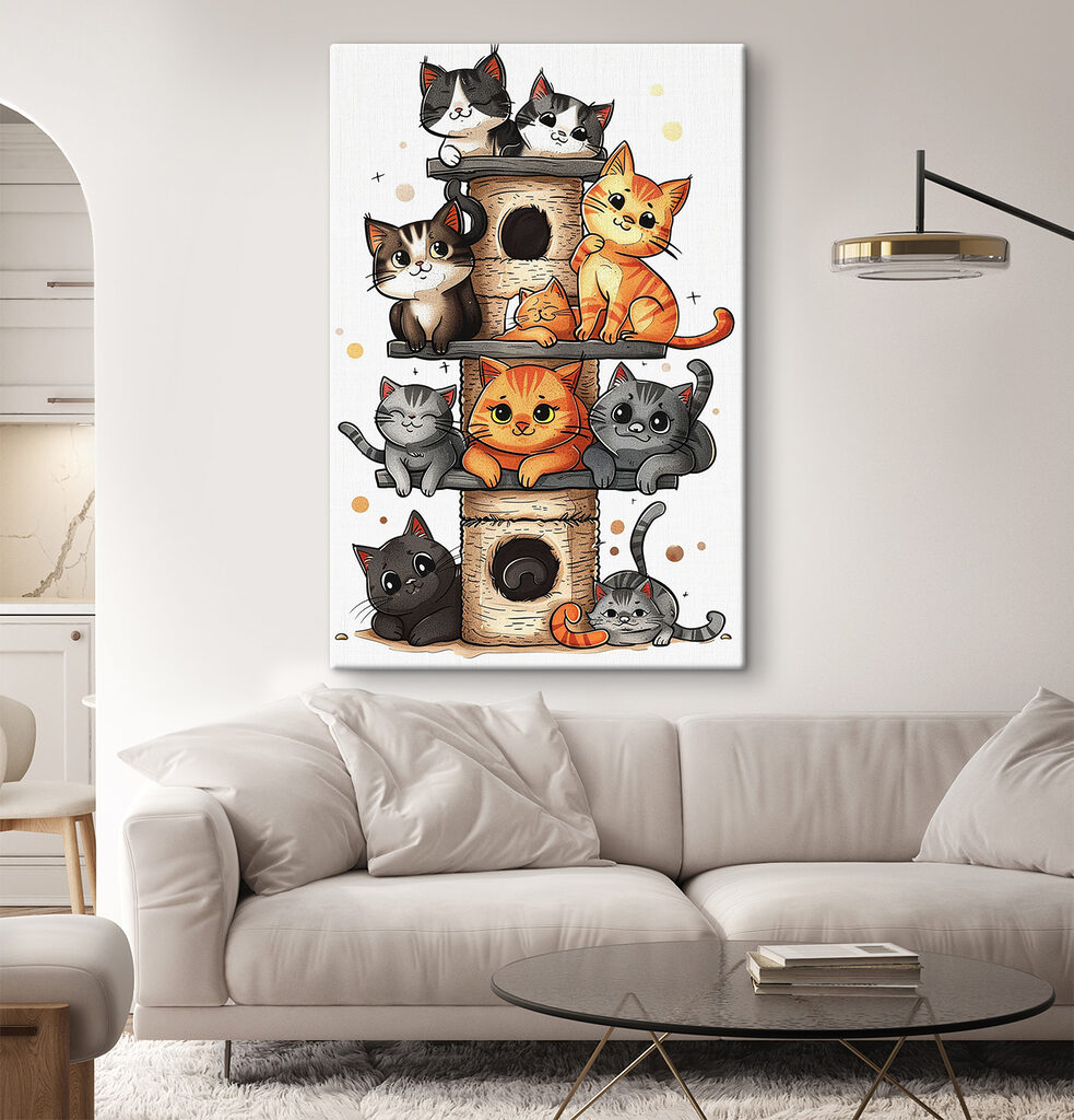 Gatinhos juntos — interior 2
