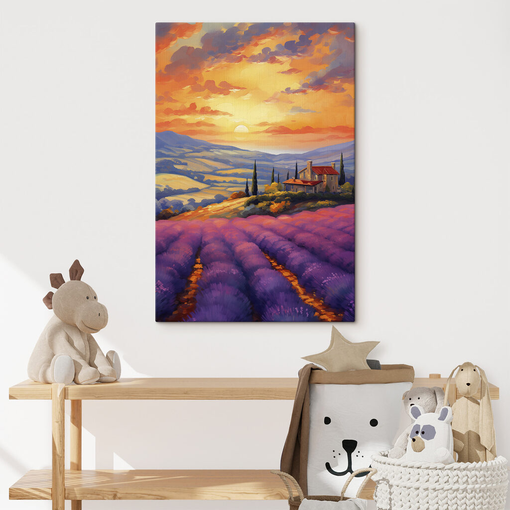Lavanda ao entardecer — interior 2