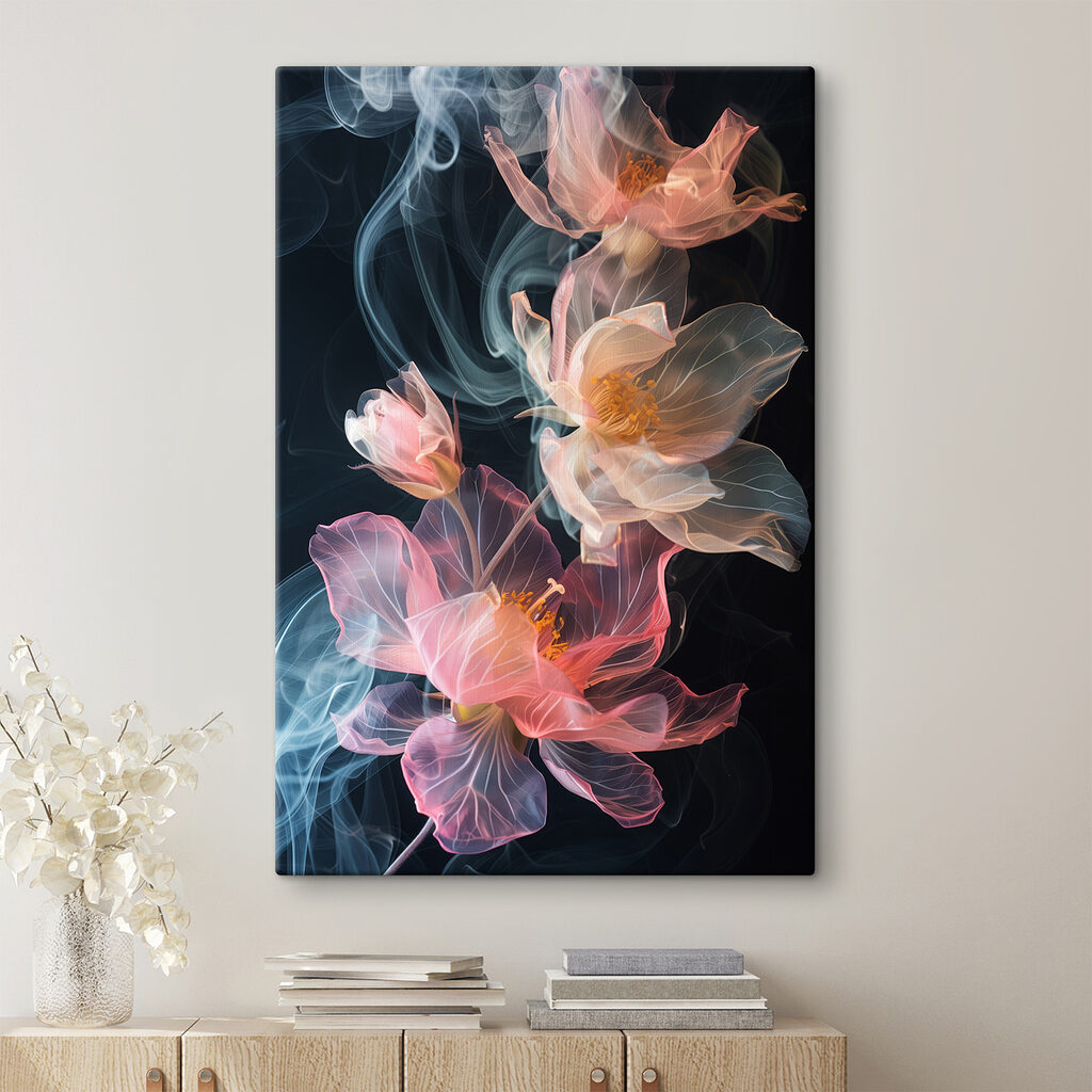 Flores de fumo colorido — interior 1