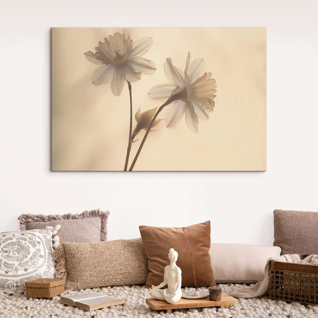 Duas flores em sépia — interior 2