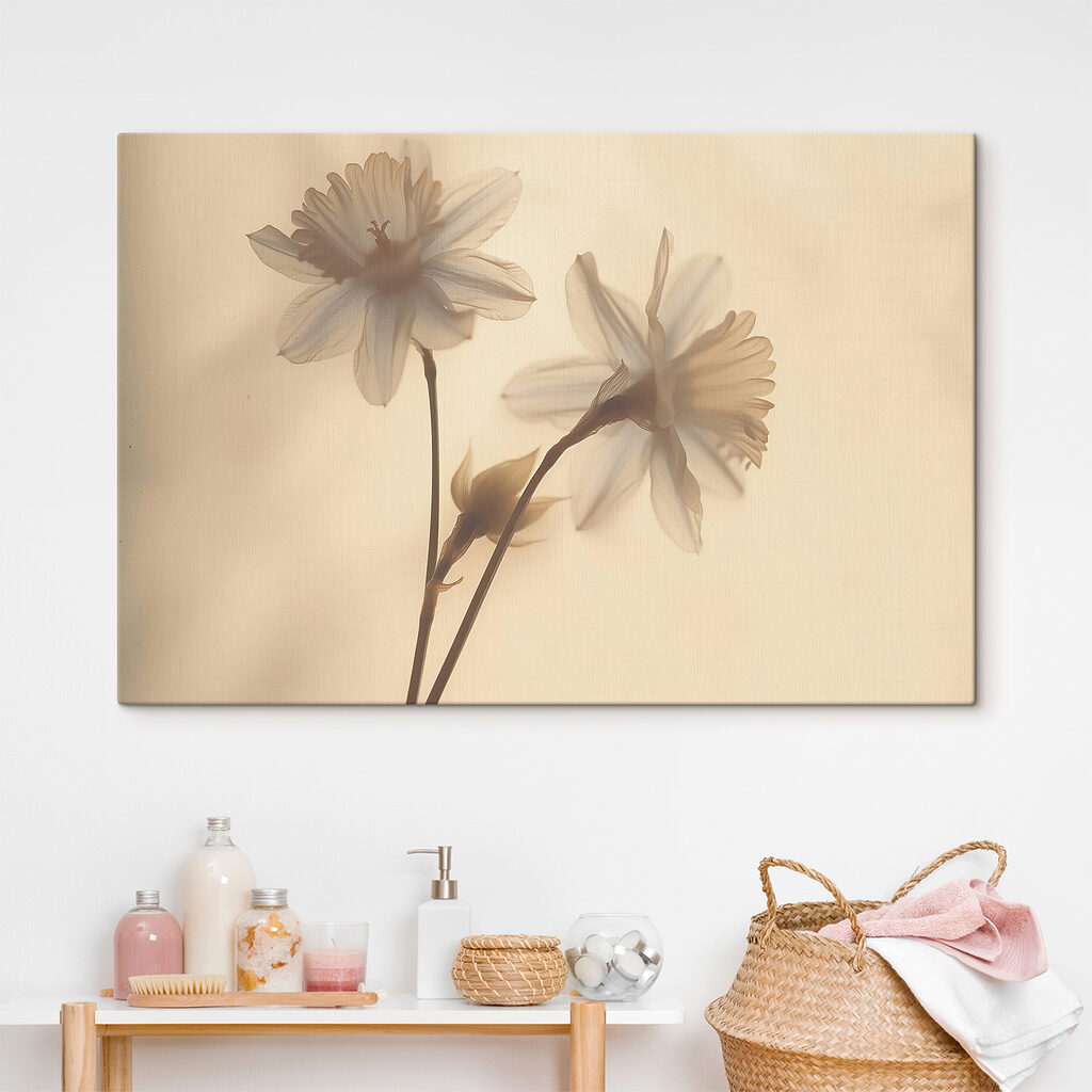 Duas flores em sépia — interior 3