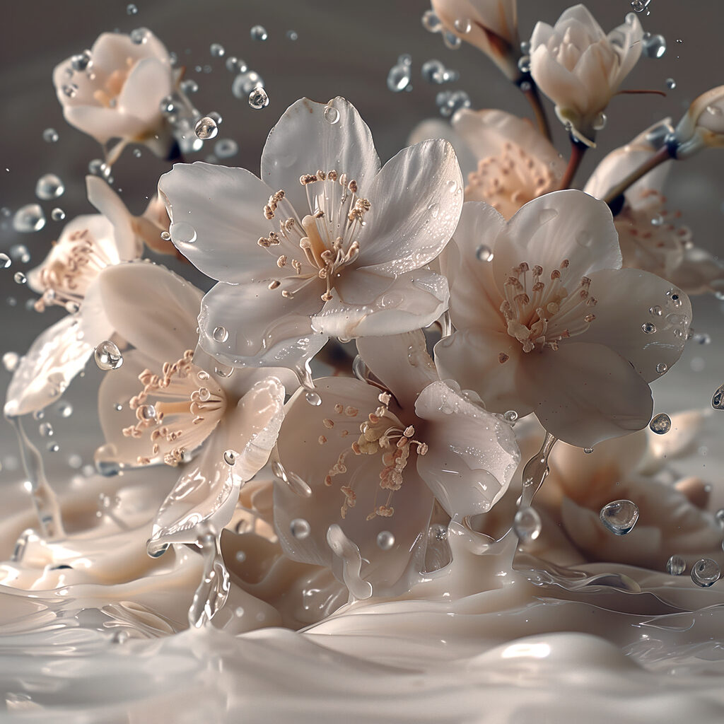 Bloesmo entre gotas — design completo