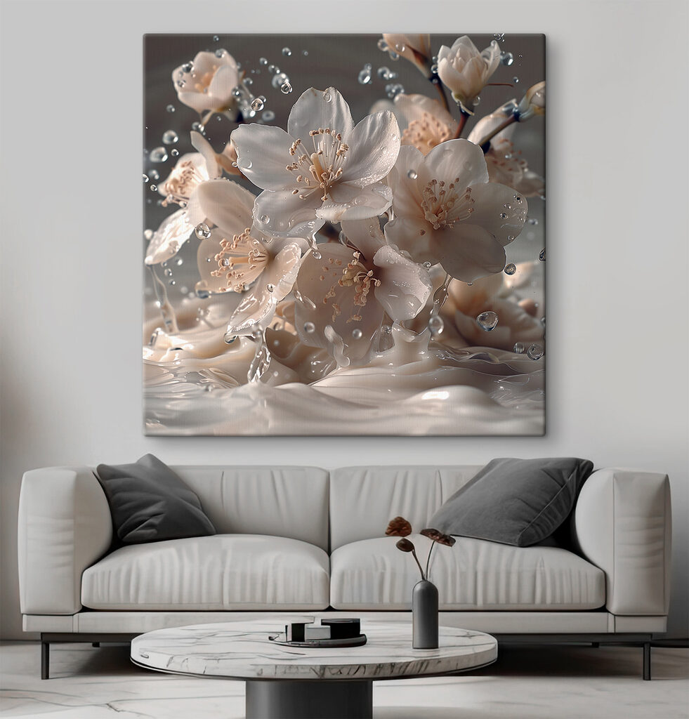 Bloesmo entre gotas — interior 1
