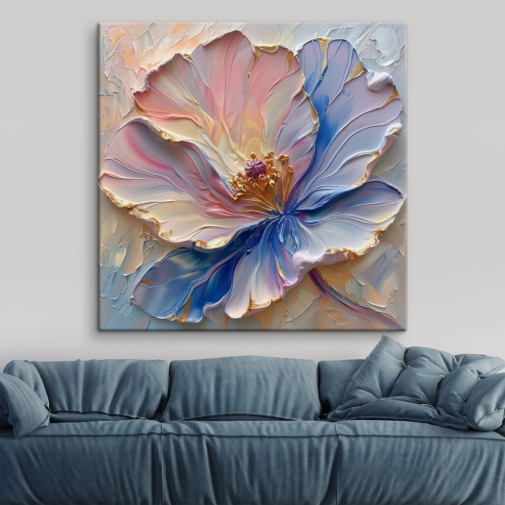 Flor de bordas coloridas — interior 2