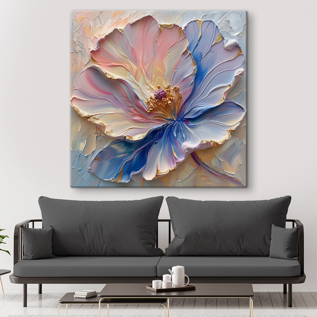 Flor de bordas coloridas — interior 3