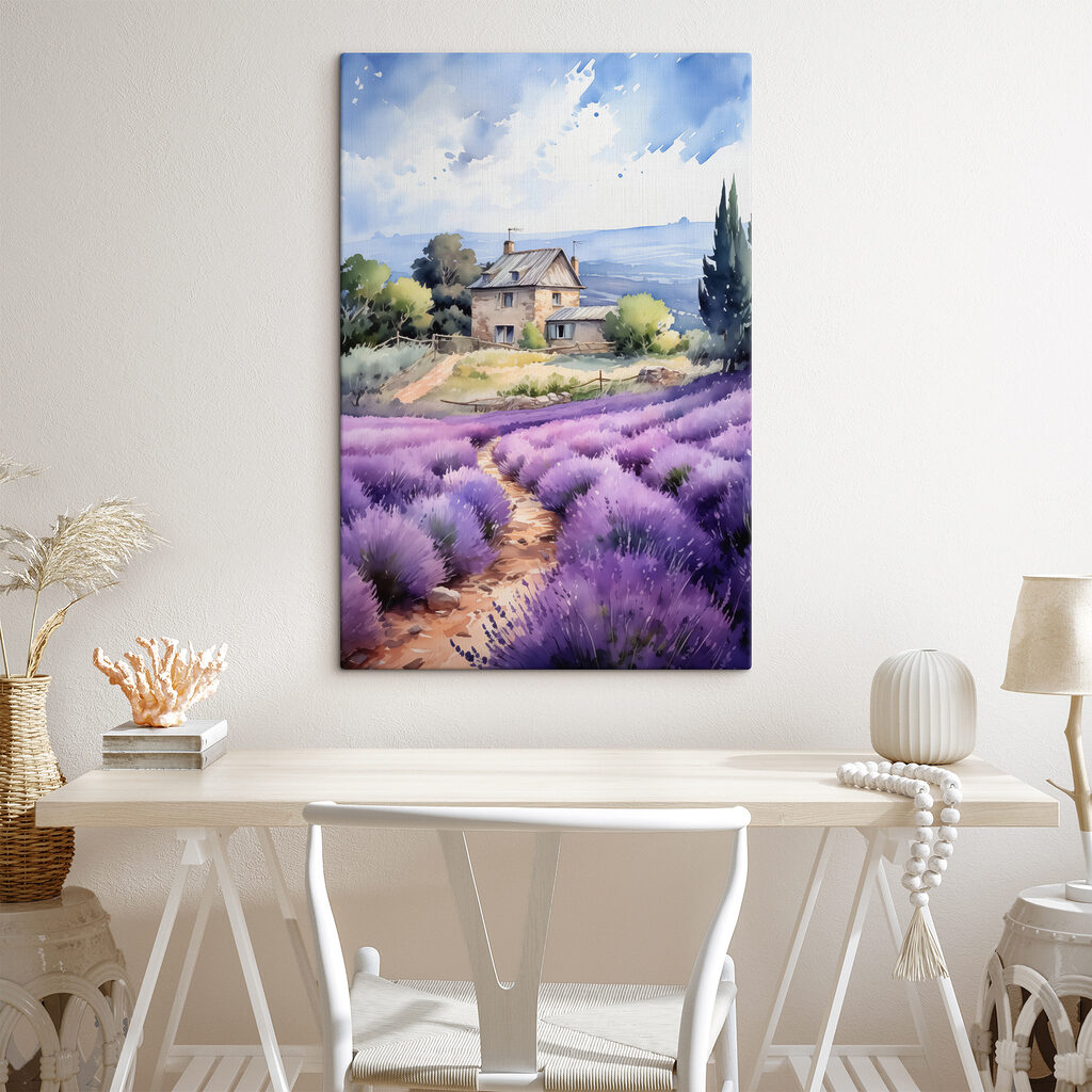 Caminho de lavanda — interior 1