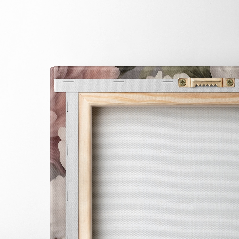 Flores rosa-creme juntas — verso