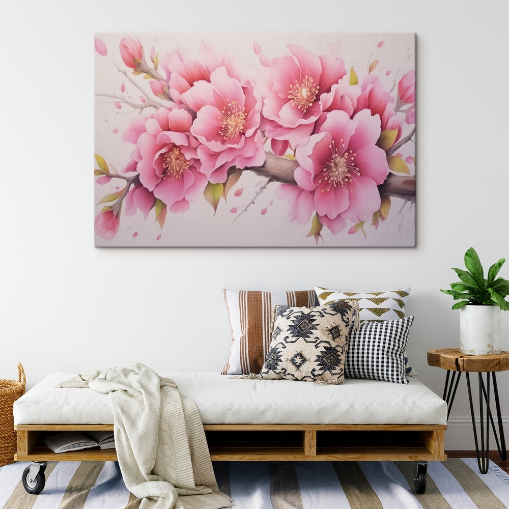 Bloesmo cor-de-rosa em ramos — interior 2