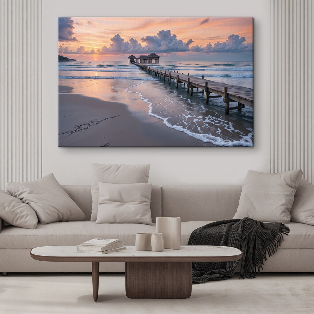 Passadiço ao entardecer — interior 1