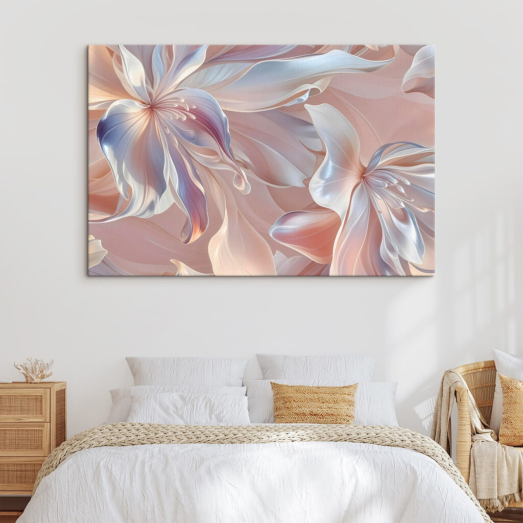 Flores de pétalas fluidas — interior 1