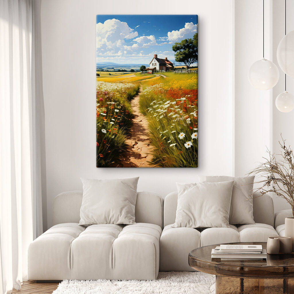 Caminho florido para casa — interior 1