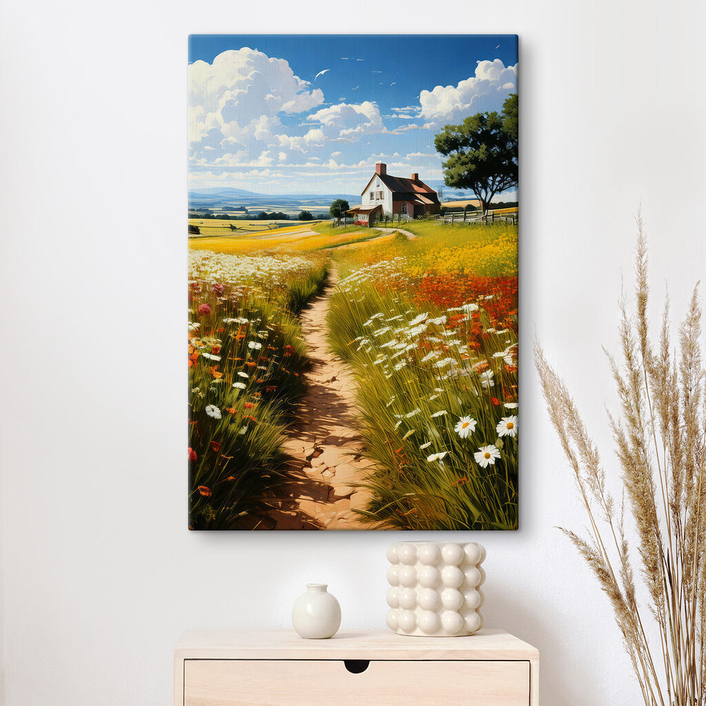 Caminho florido para casa — interior 2