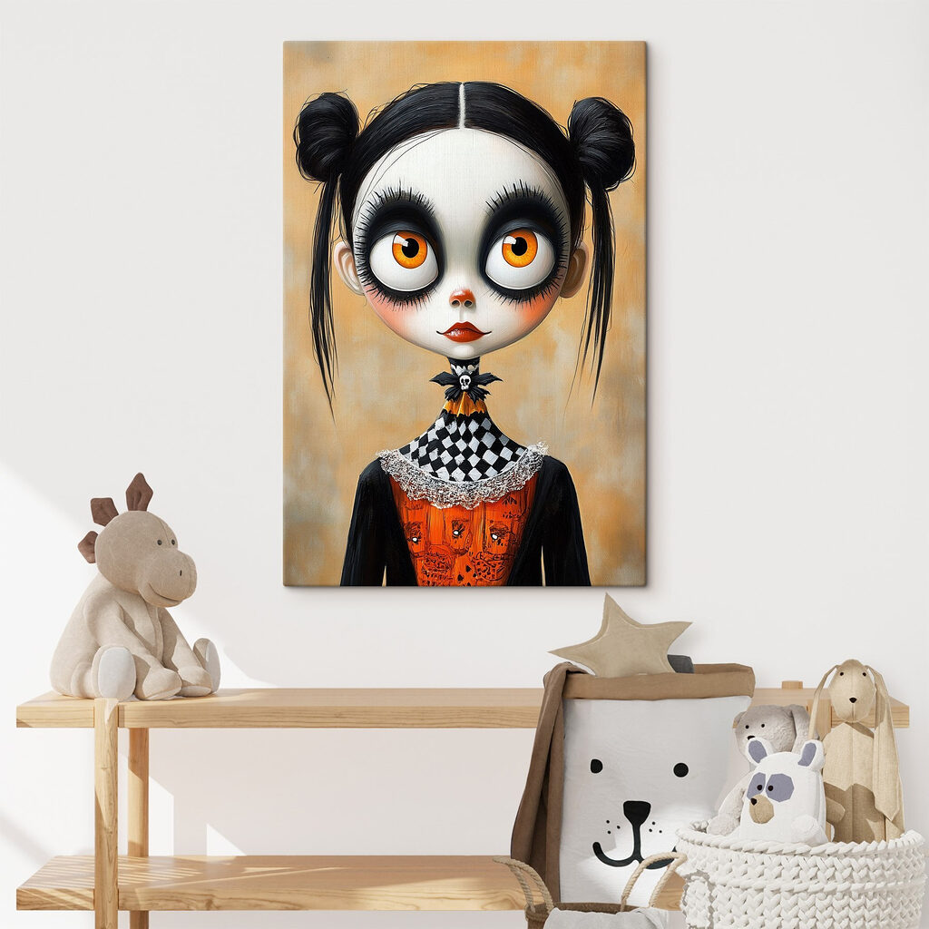 Menina de xadrez — interior 2