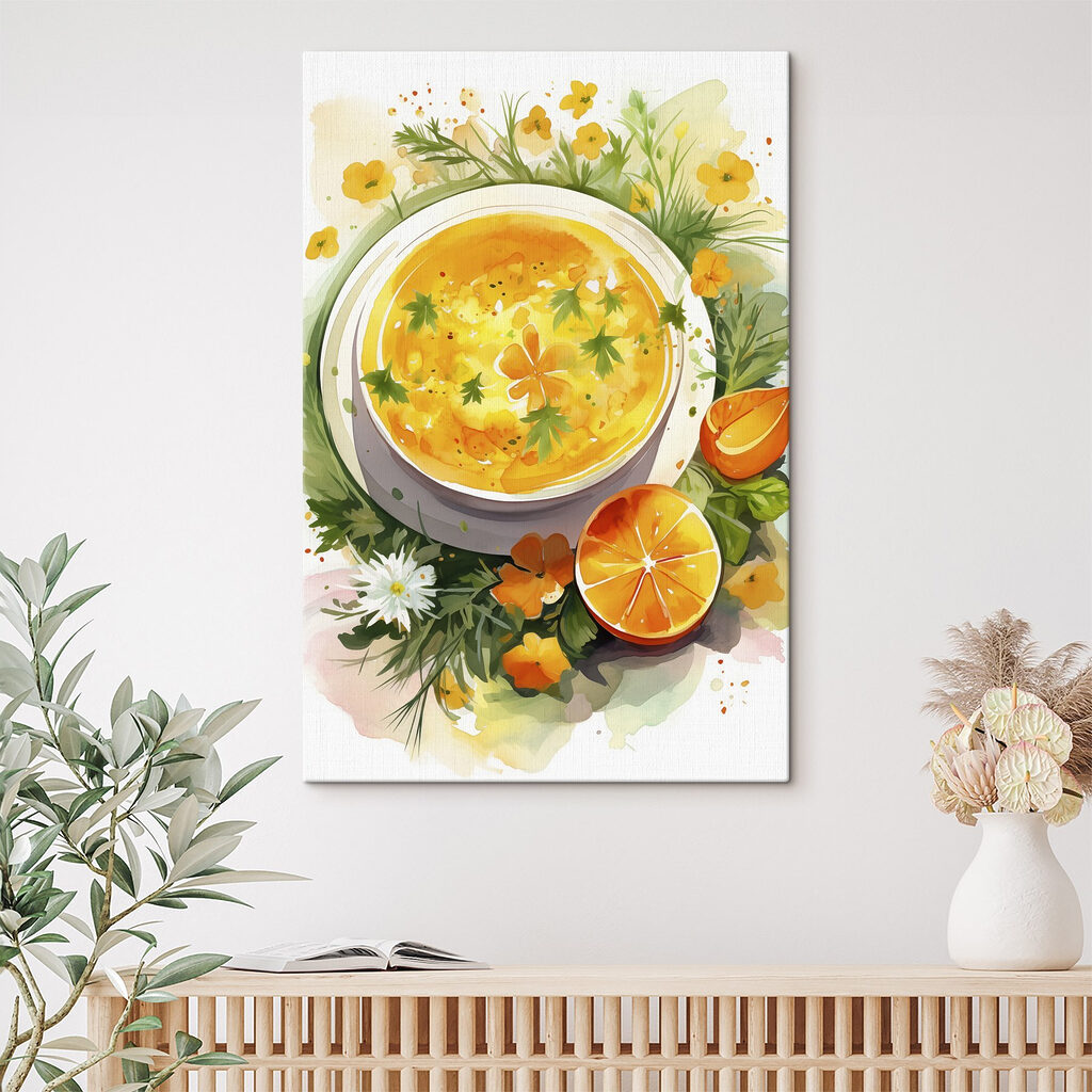 Sopa entre flores — interior 1