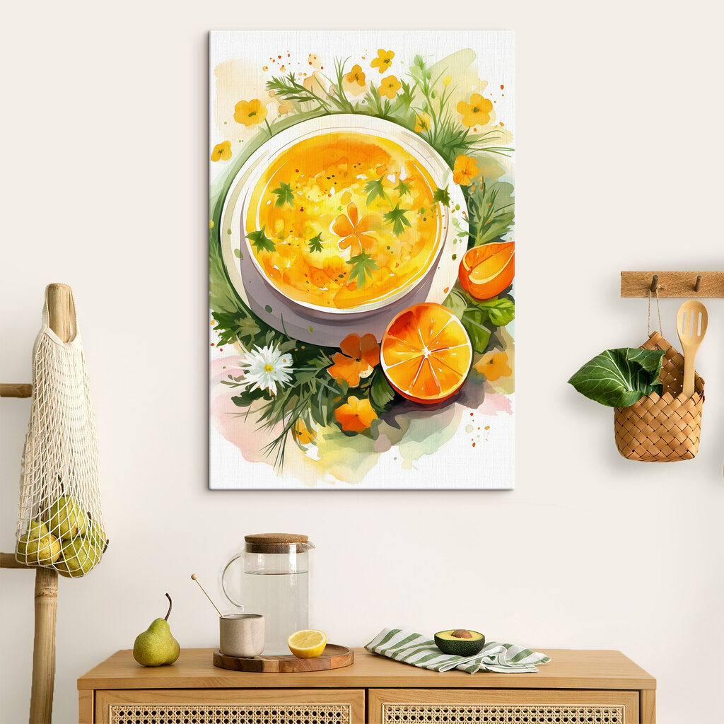 Sopa entre flores — interior 2