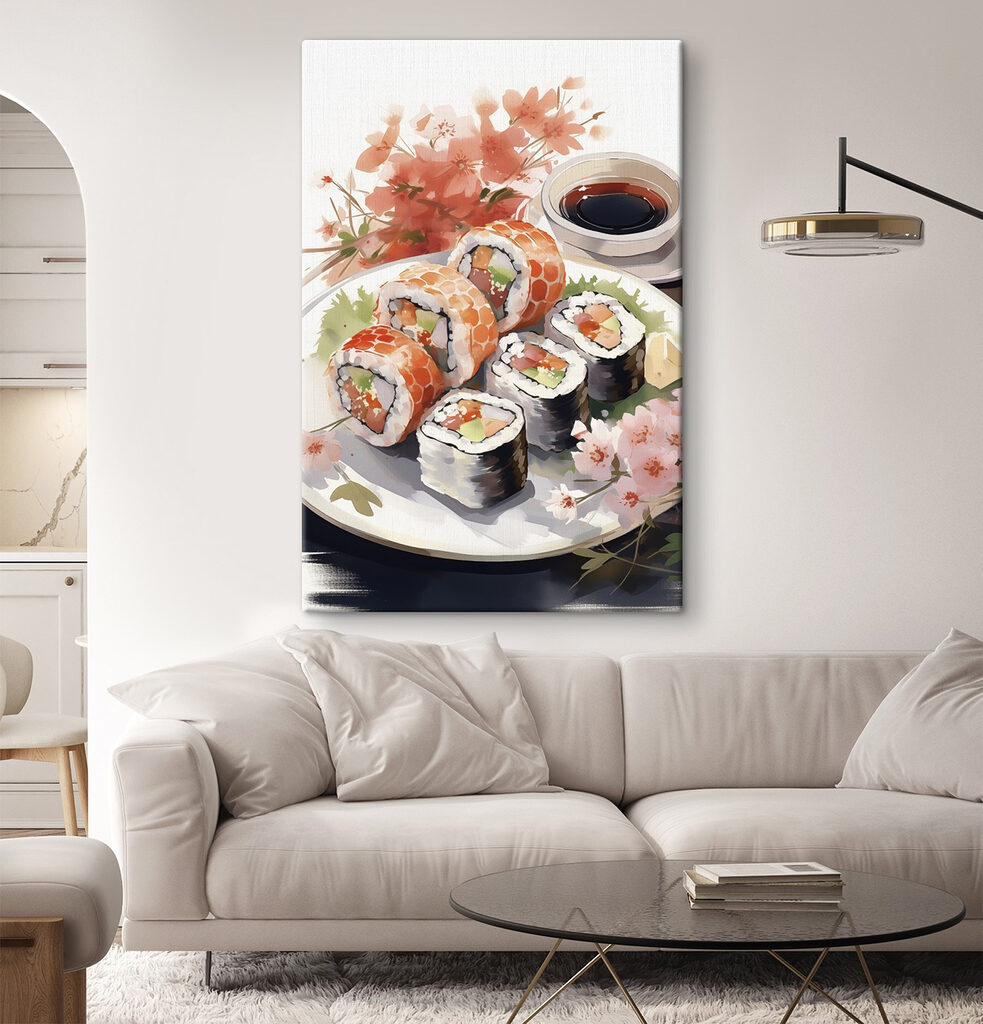 Sushi e ramo outonal — interior 2
