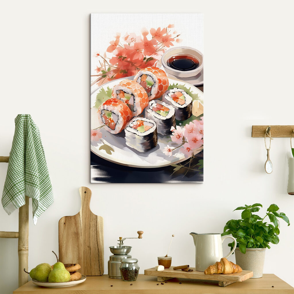 Sushi e ramo outonal — interior 3