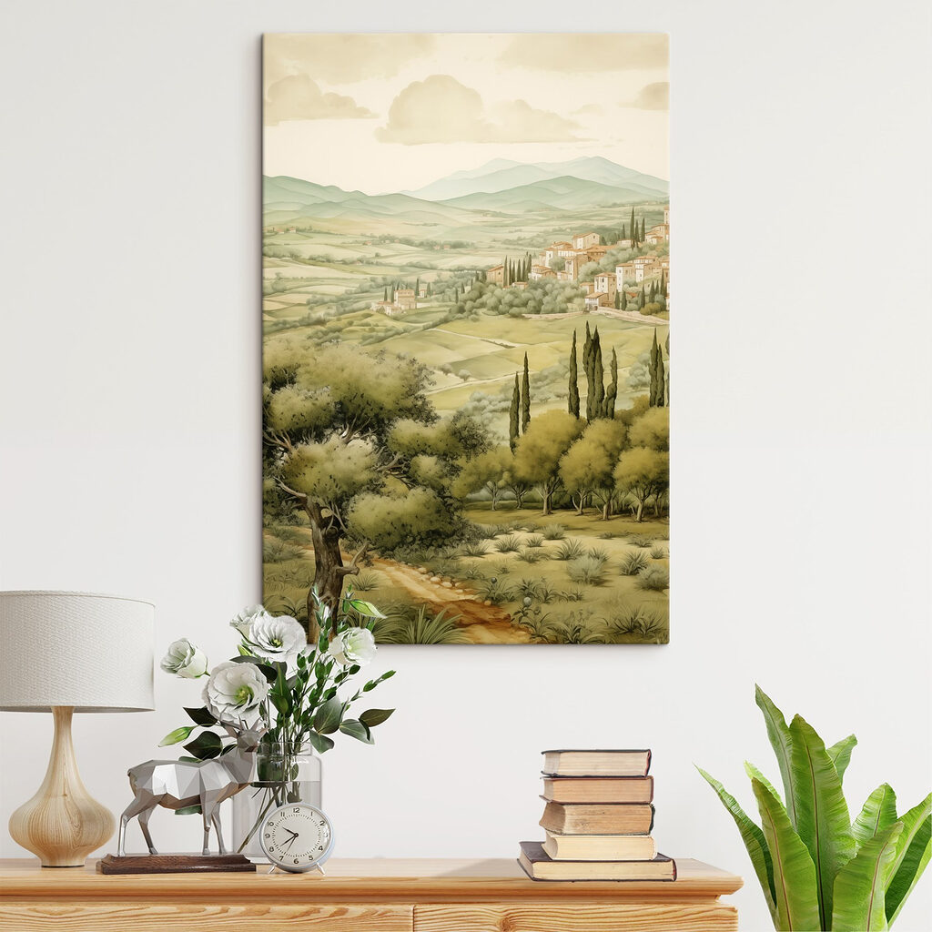 Aldeia entre colinas verdes — interior 2