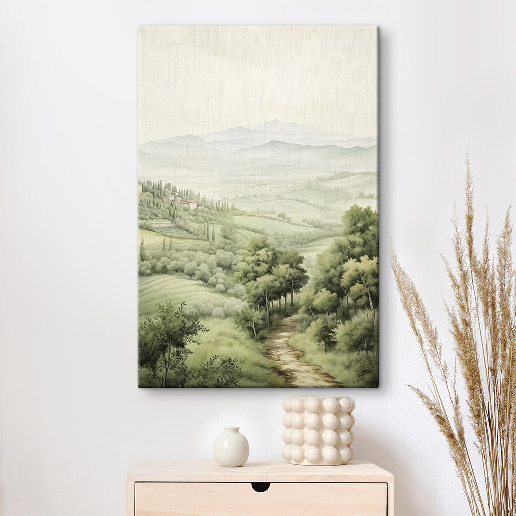Caminho sinuoso entre colinas — interior 2