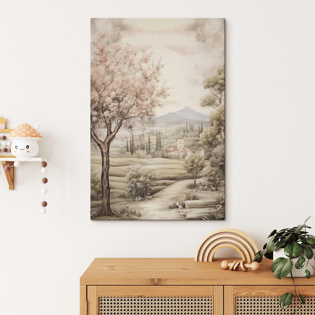 Caminho de flores rosa — interior 2