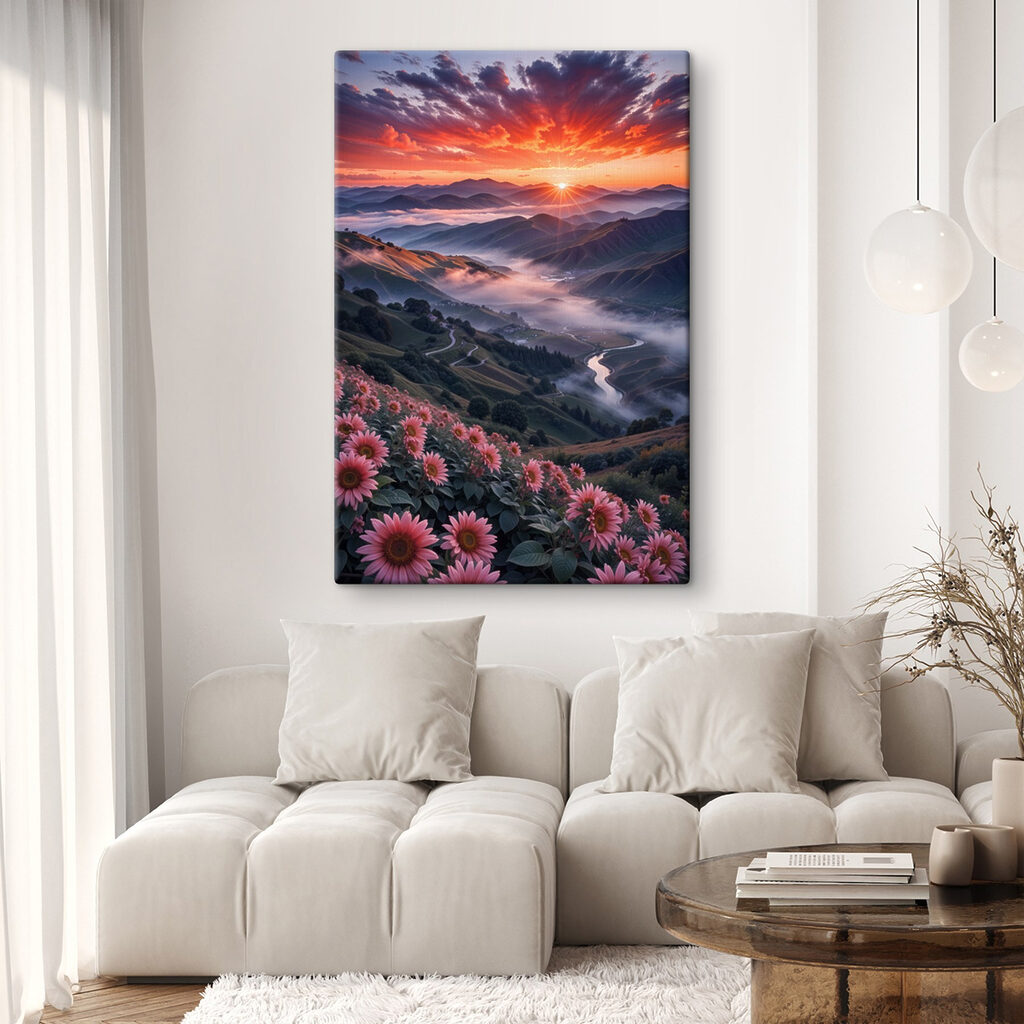 Flores sobre o vale — interior 1