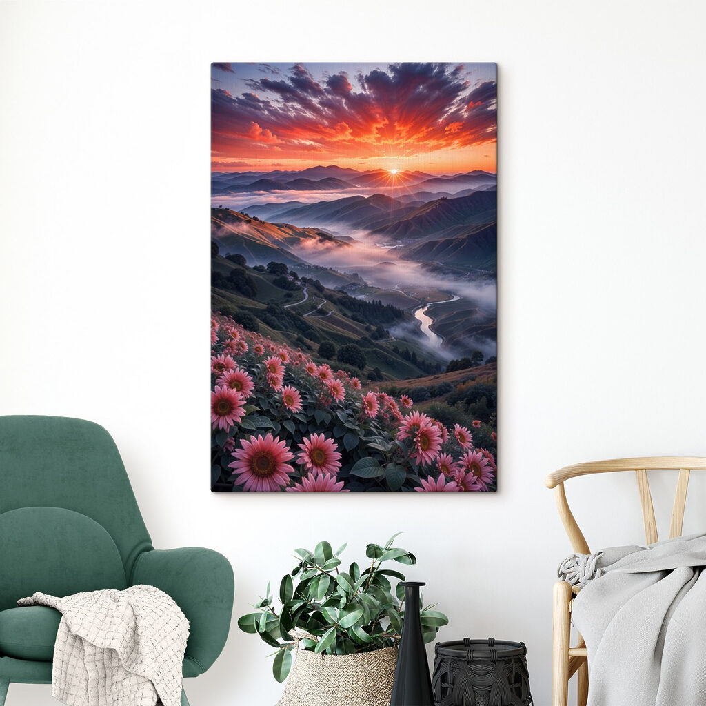 Flores sobre o vale — interior 2