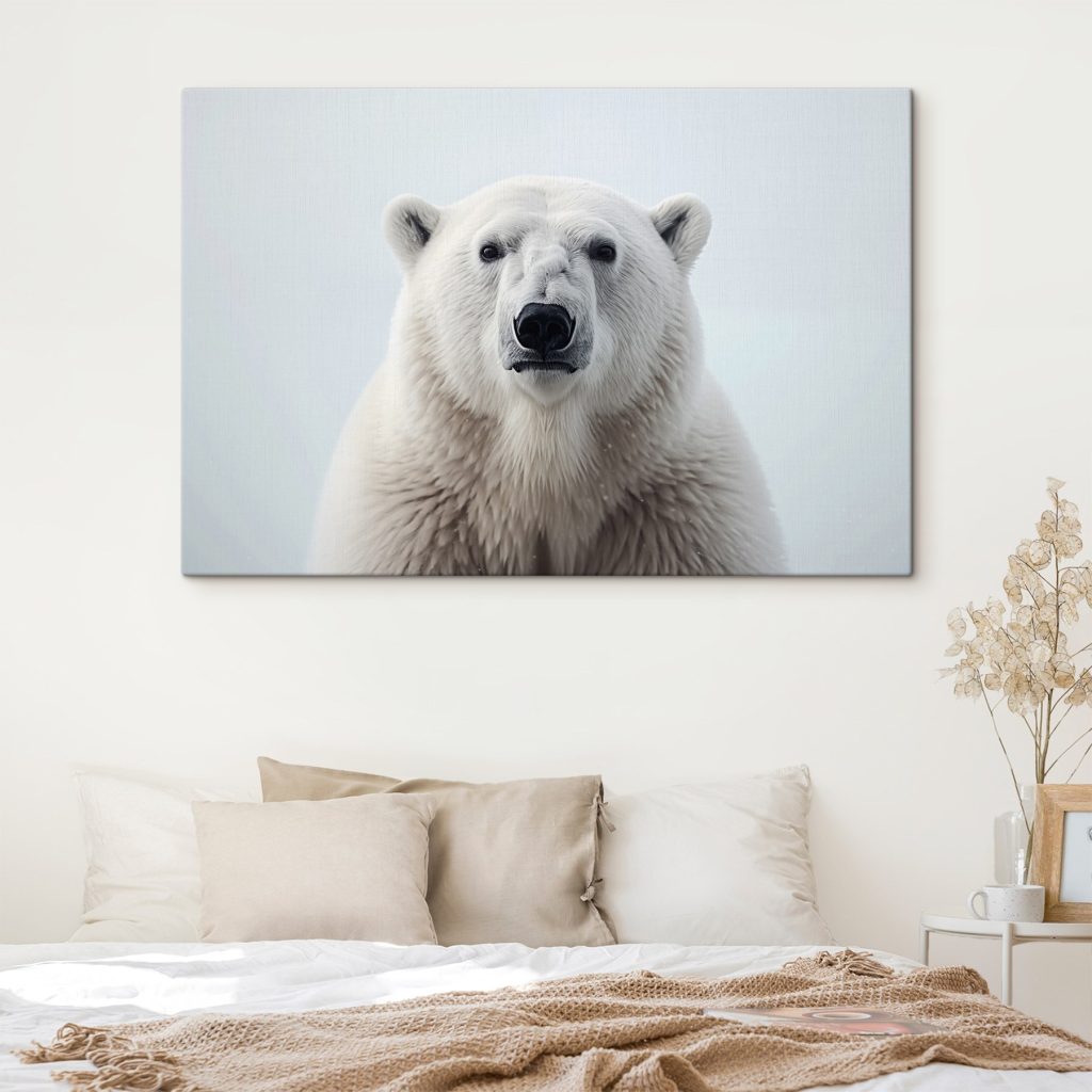 Urso-polar em silêncio azul — interior 1