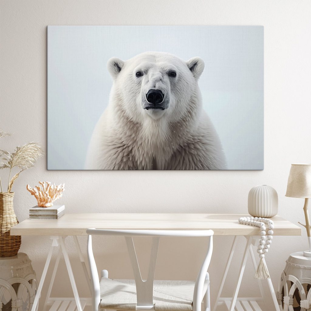 Urso-polar em silêncio azul — interior 2