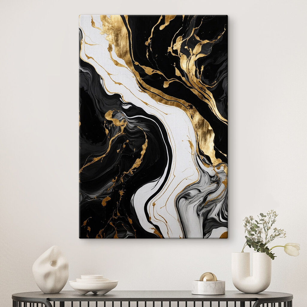 Veios brancos sobre preto — interior 1