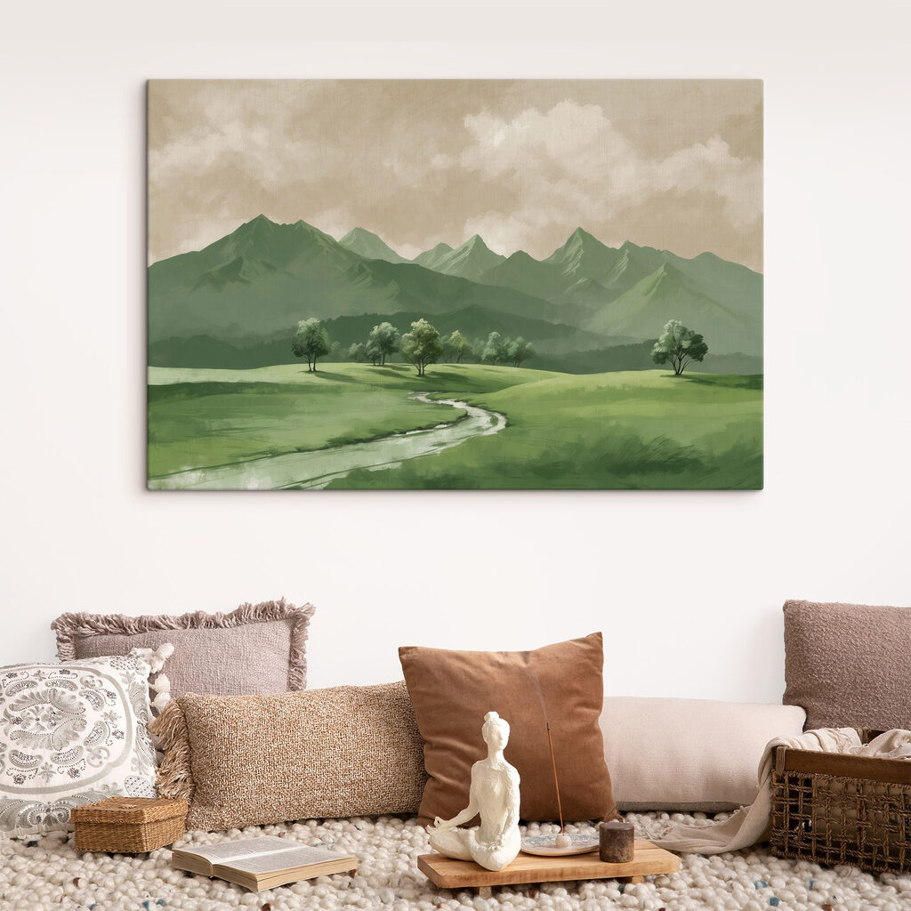 Rio num vale verde — interior 4