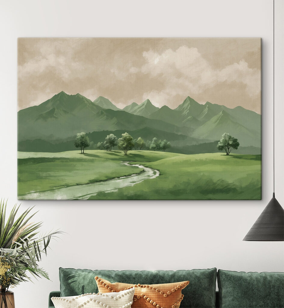 Rio num vale verde — interior 2